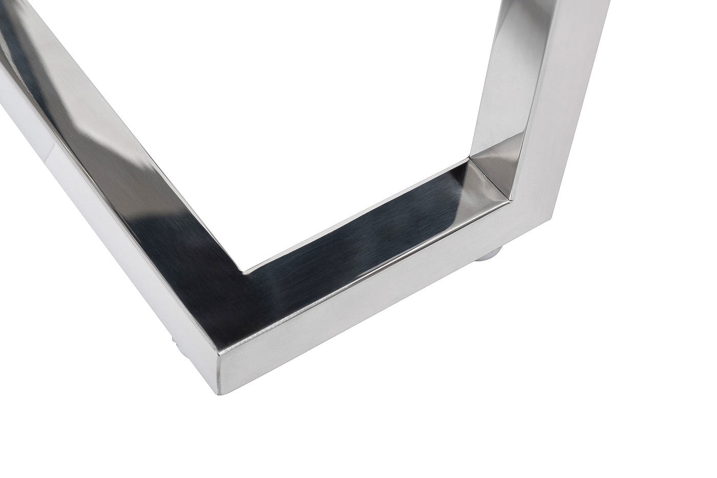 KFG130 Стол журнальный зеркальный, нерж.сталь хром 57*41*55см Garda Decor KFG130 