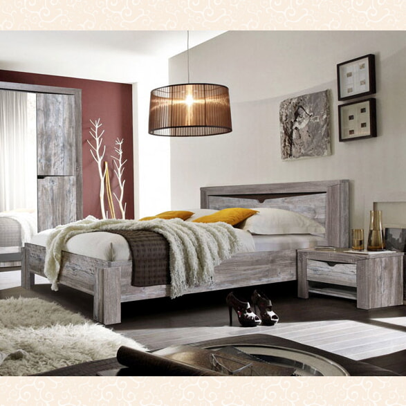 Кровать Гарда 160х200 (Цвет: сосна джексон)  сосна джексон