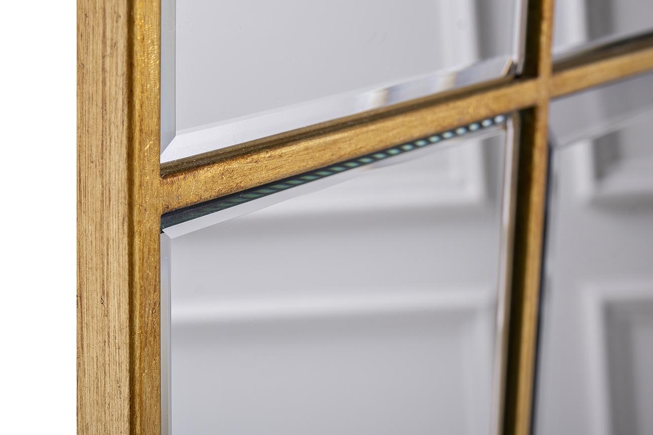 KFG047 Зеркало в металлич. раме цвет золото 90*140см Garda Decor KFG047 