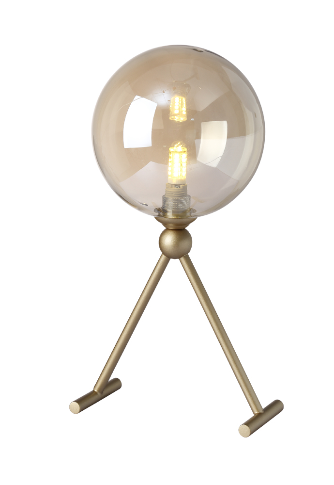 Настольная лампа Crystal Lux FRANCISCA LG1 GOLD/COGNAC FRANCISCA LG1 GOLD/COGNAC Коньячный
