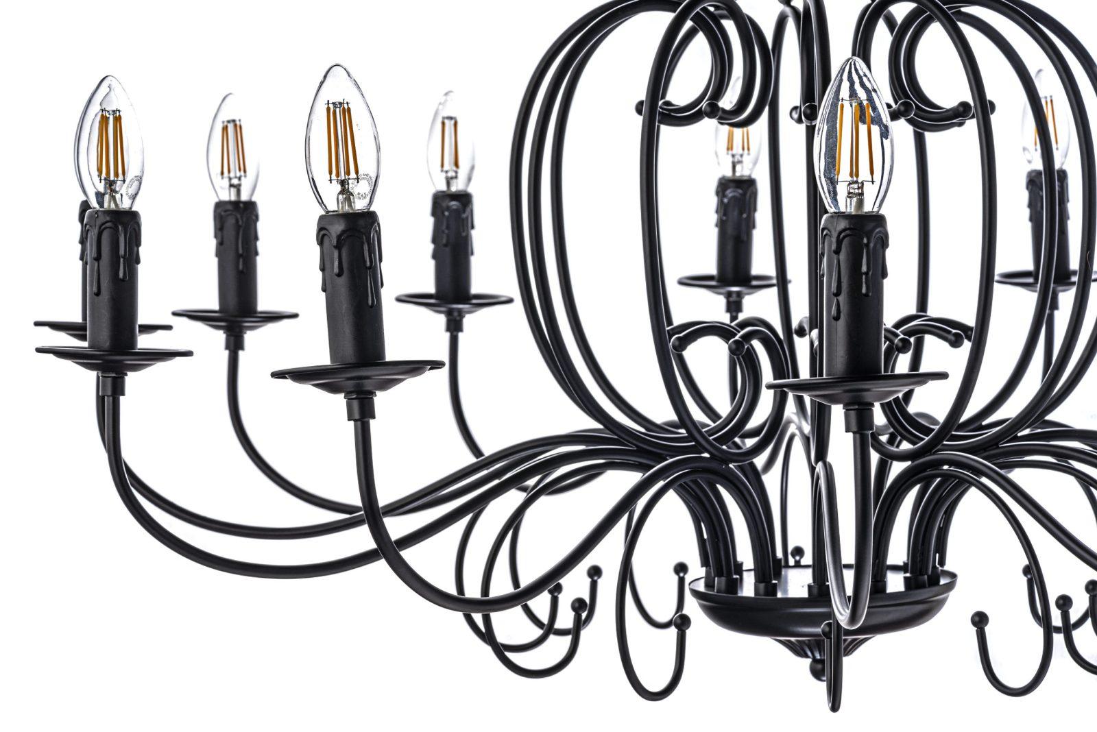 Подвесная люстра Arti Lampadari Amaro E 1.1.12 B Amaro E 1.1.12 B Черный