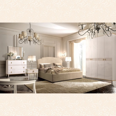 Спальня Rimini Solo (Цвет: Белый золото)