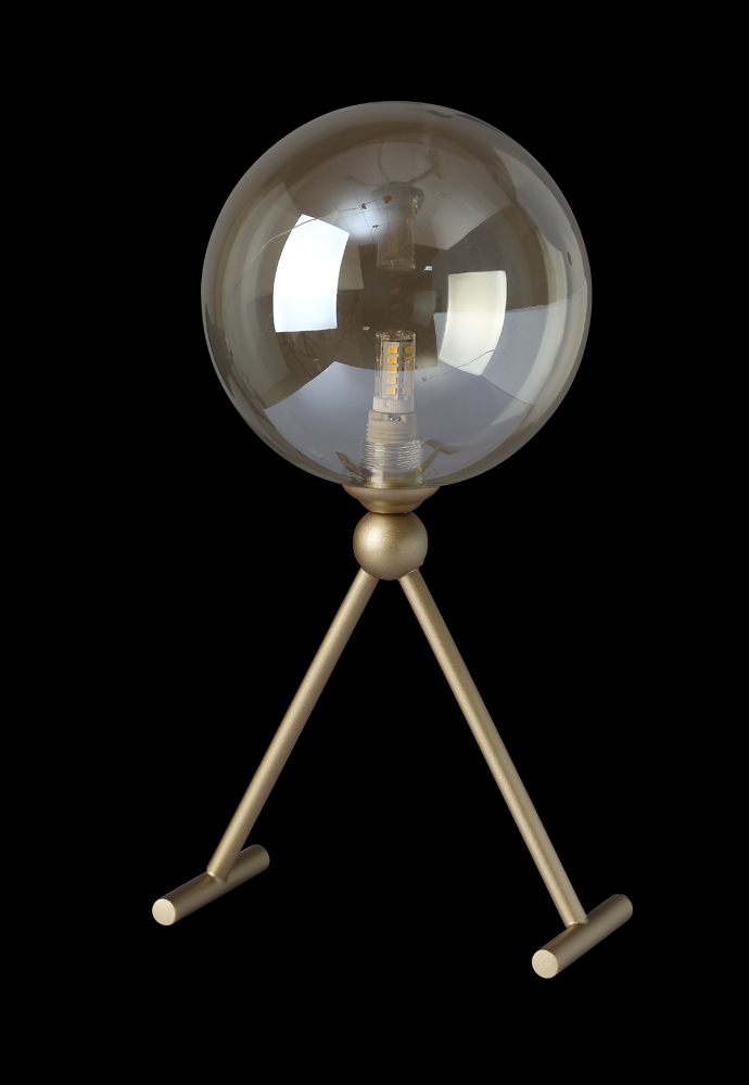 Настольная лампа Crystal Lux FRANCISCA LG1 GOLD/COGNAC FRANCISCA LG1 GOLD/COGNAC Коньячный