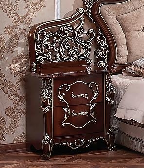 Тумба "Джоконда Люкс" прикроватная Темный орех Тумба "Джоконда Люкс" прикроватная Темный орех Темный орех