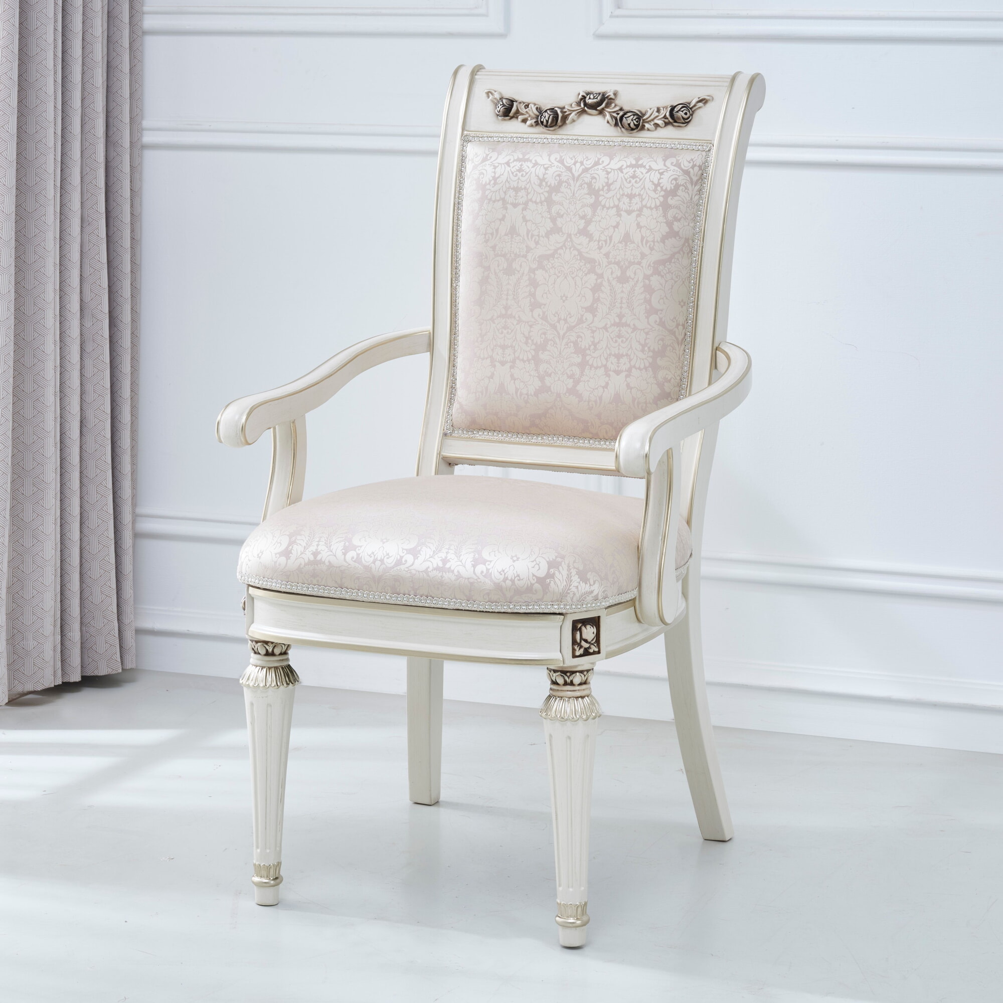 КРЕСЛО ОБЕДЕННОЕ ASTORIA WHITE 8305S0201 (0103120217)