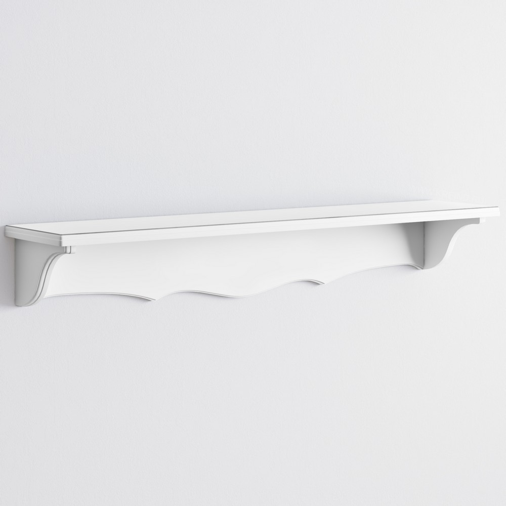 Полка Silvery Rome Белый с серебряной патиной GPL110-K00-S GPL110-K00-S Белый с серебряной патиной