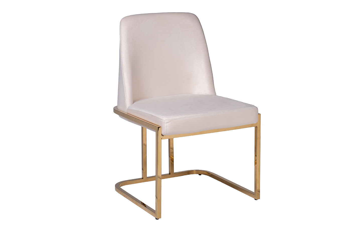 GY-DC8365GOLD-CR Стул велюр кремовый/золото 54*56*89см Garda Decor GY-DC8365GOLD-CR 