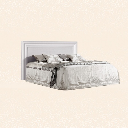 Кровать 2-х спальная (1,4 м) с подъемным механизмом Амели (Цвет: Выбеленный дуб)