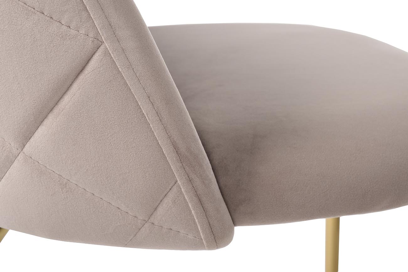 30C-301-1G BG Стул велюр бежевый, мет.ножки 50*53*77см Garda Decor 30C-301-1G BG 