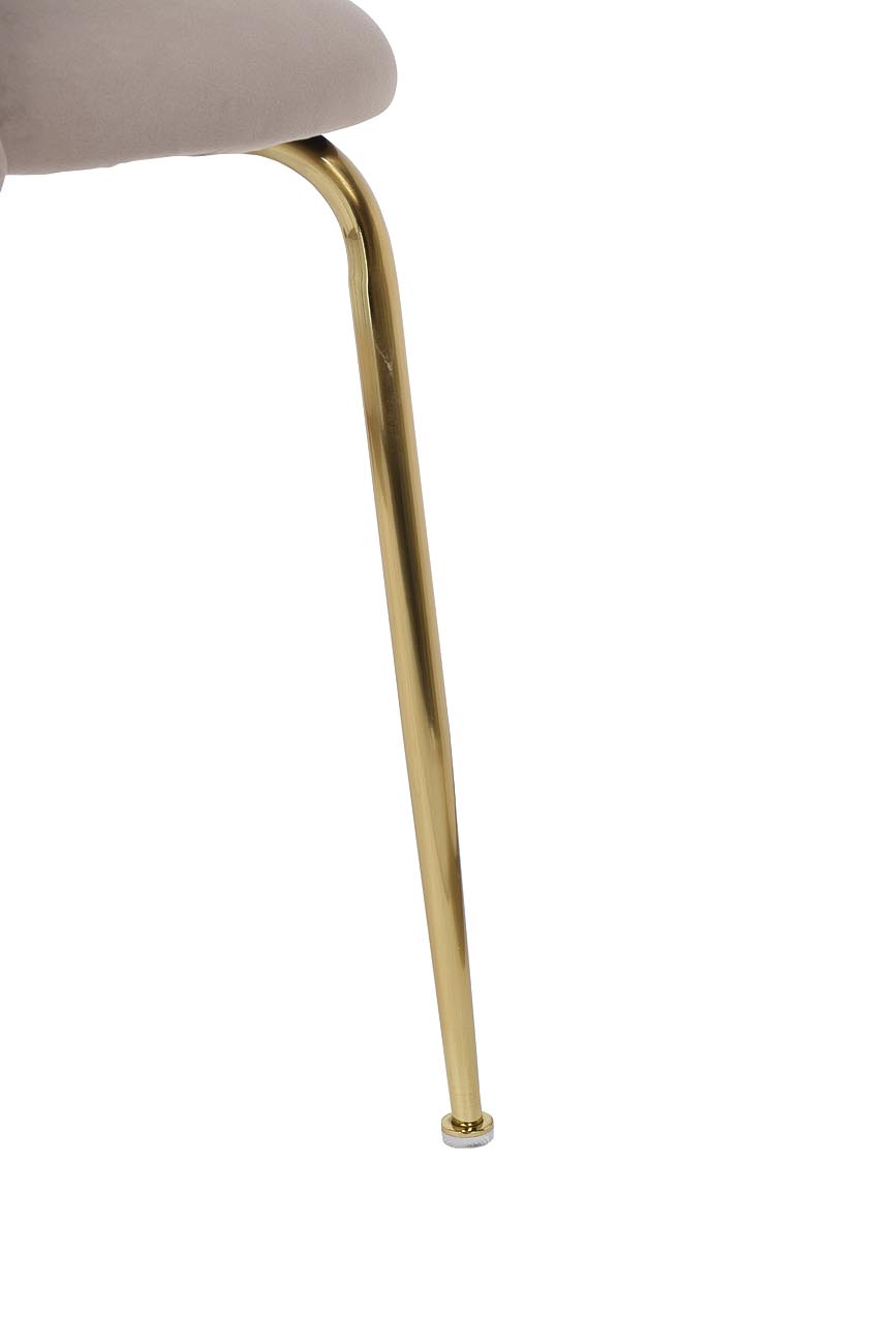 30C-301-1G BG Стул велюр бежевый, мет.ножки 50*53*77см Garda Decor 30C-301-1G BG 