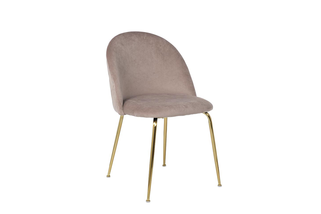 30C-301-1G BG Стул велюр бежевый, мет.ножки 50*53*77см Garda Decor 30C-301-1G BG 
