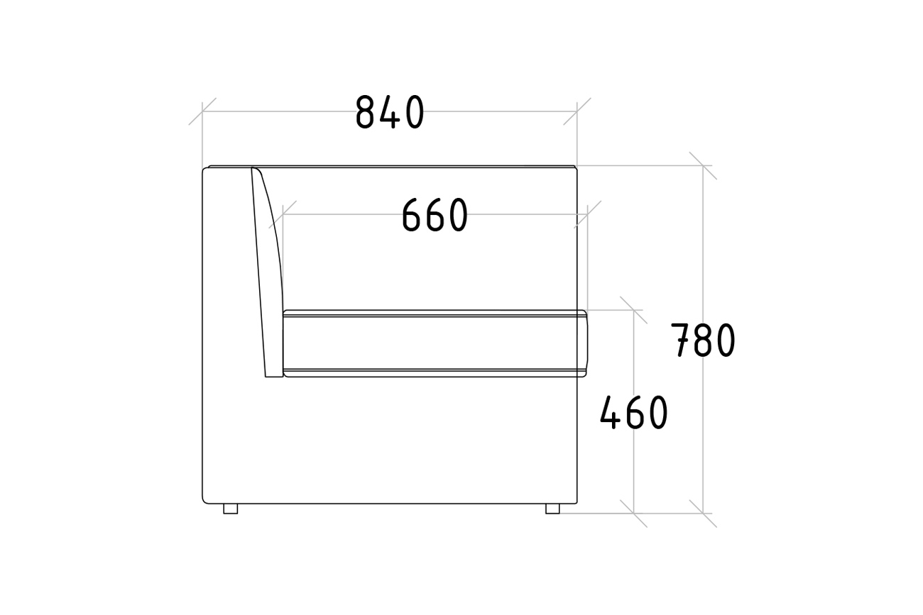 Диван Paolo трехм. раскладной 2 кат. + 2 подушки Garda Decor GD-PAOLO-2 
