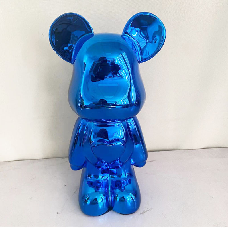 Статуэтка Lucky Bear (Bearbrick) IST-017, 28 см, синий глянцевый IST-017casa Синий