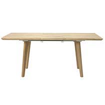 Стол обеденный DT-9125 MK-5810-LW раскладной 80х140(180)х76 см Светлое дерево MK Furniture