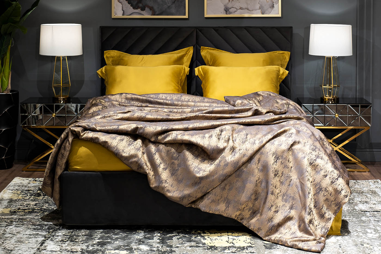 121GD-HOUST100-POKR ZOLSER-Покрывало HOUSTON золотое 260*260 Garda Decor 121GD-HOUST100-POKR ZOLSER 
