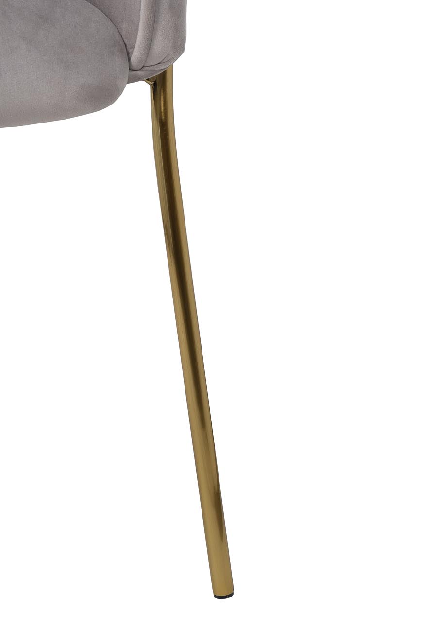 30C-1127-Z GRE Кресло велюр светло-серый 71*58*87см Garda Decor 30C-1127-Z GRE 