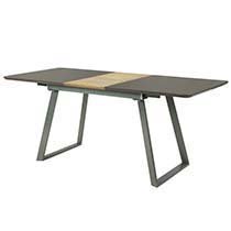 Стол обеденный DT-9162 MK-5811-CP раскладной 80х140(180)х76 см Серый MK Furniture