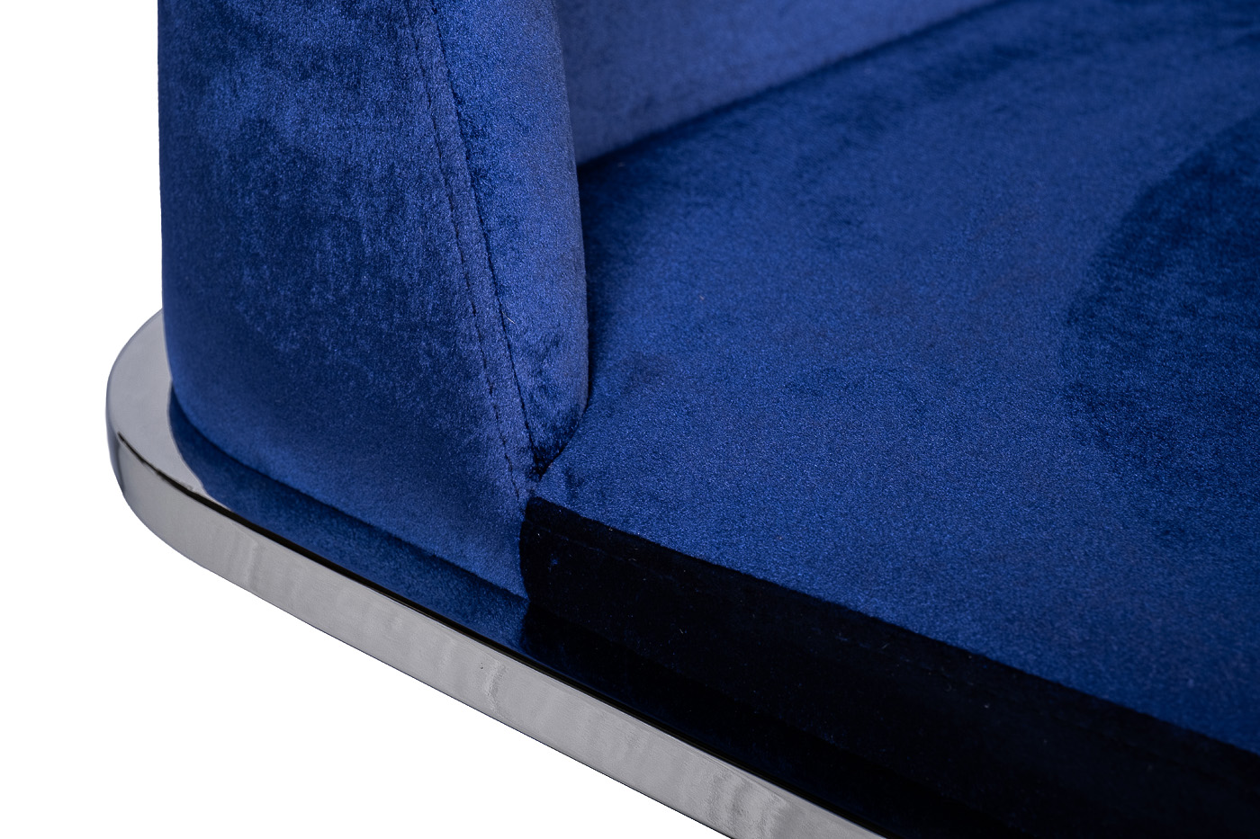 GY-DC8365-B Стул велюр синий/хром 54*56*89см Garda Decor GY-DC8365-B 