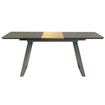 Стол обеденный DT-9162 MK-5811-CP раскладной 80х140(180)х76 см Серый MK Furniture