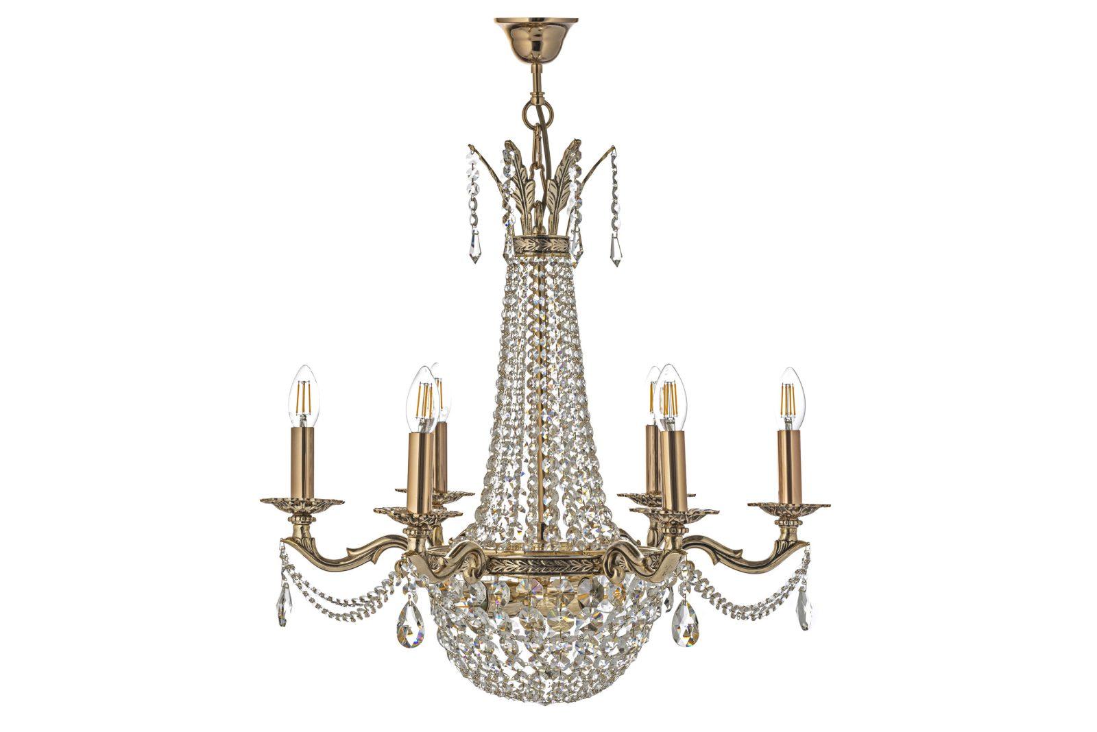 Подвесная люстра Arti Lampadari Amelia E 1.6.6.502 GB Amelia E 1.6.6.502 GB Золотой
