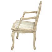 Стул French Rattan MK-3313-CE с подлокотниками 68х48х97 см Античный бежевый MK-3313-CE Античный бежевый