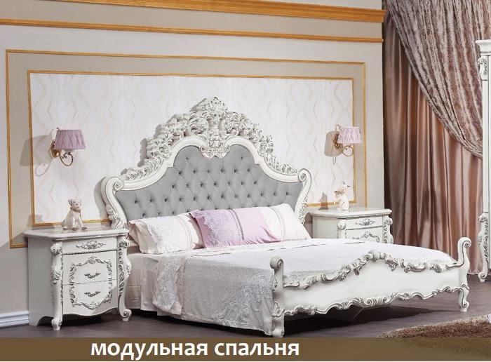 Кровать "Венеция Стайл" 1,8 Белый/серебро Кровать "Венеция Стайл" 1,8 ЛФ Белый, Серебро, Велюр серый Белый/серебро
