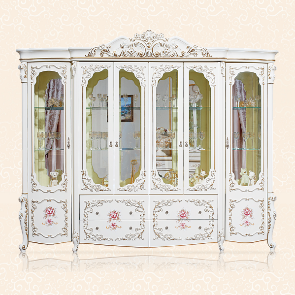 Витрина Венеция Classic 6-ти ств. Крем Витрина "Венеция Классик" 6ст. Крем Крем