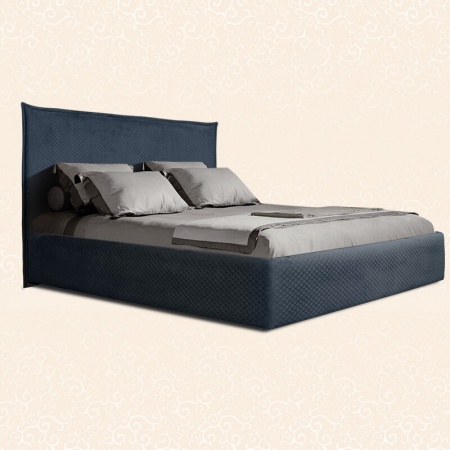 Кровать 2-х спальная (1,4 м) (стеганые царги) с подъемным механизмом (11 / 12 / 48) Diora