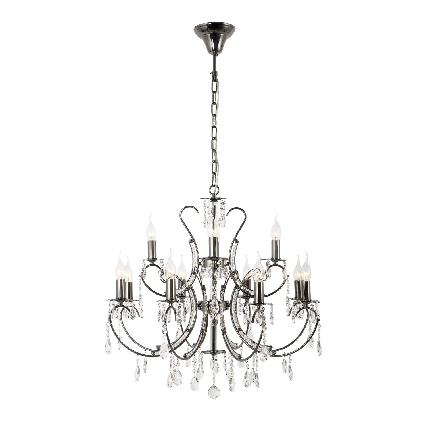 Подвесная люстра Arti Lampadari Romano E 1.1.12.600 NB Romano E 1.1.12.600 NB Графит