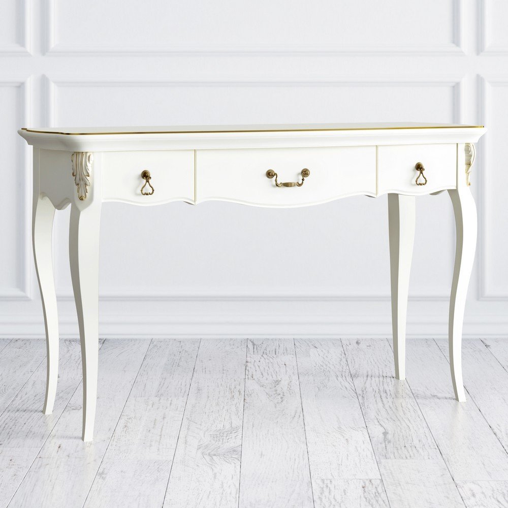 Столик-консоль Romantic Gold Слоновая кость с золотой патиной R182g Kreind  R182g Слоновая кость с золотой патиной