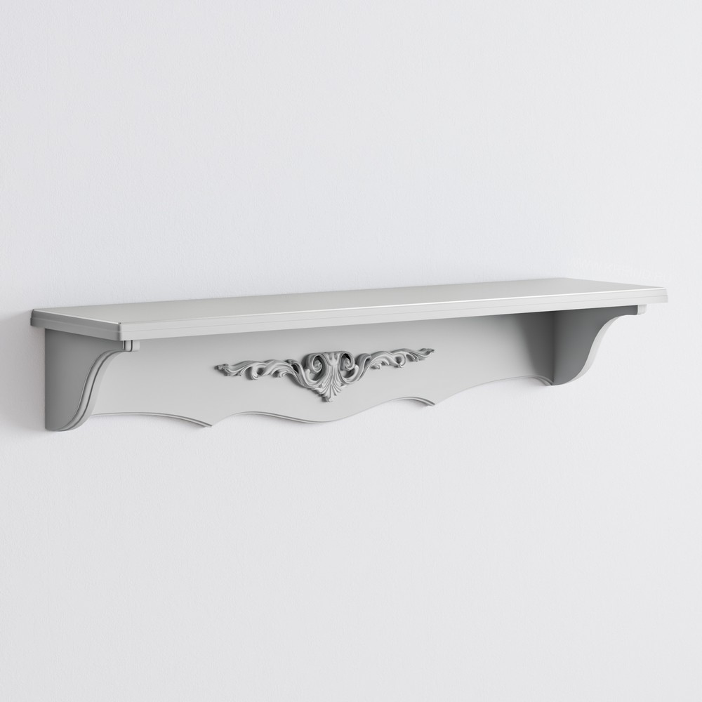 Полка Atelier Home Серо-бежевый с серебряной патиной RPL090-K04-S RPL090-K04-S Серо-бежевый с серебряной патиной