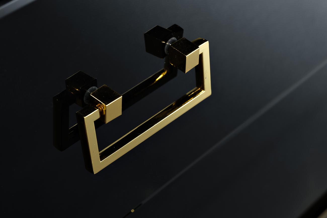 KFG057 Комод черный 6 ящиков 120*42*82см Garda Decor KFG057 