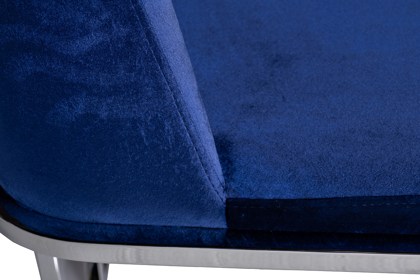 GY-DC8365-B Стул велюр синий/хром 54*56*89см Garda Decor GY-DC8365-B 
