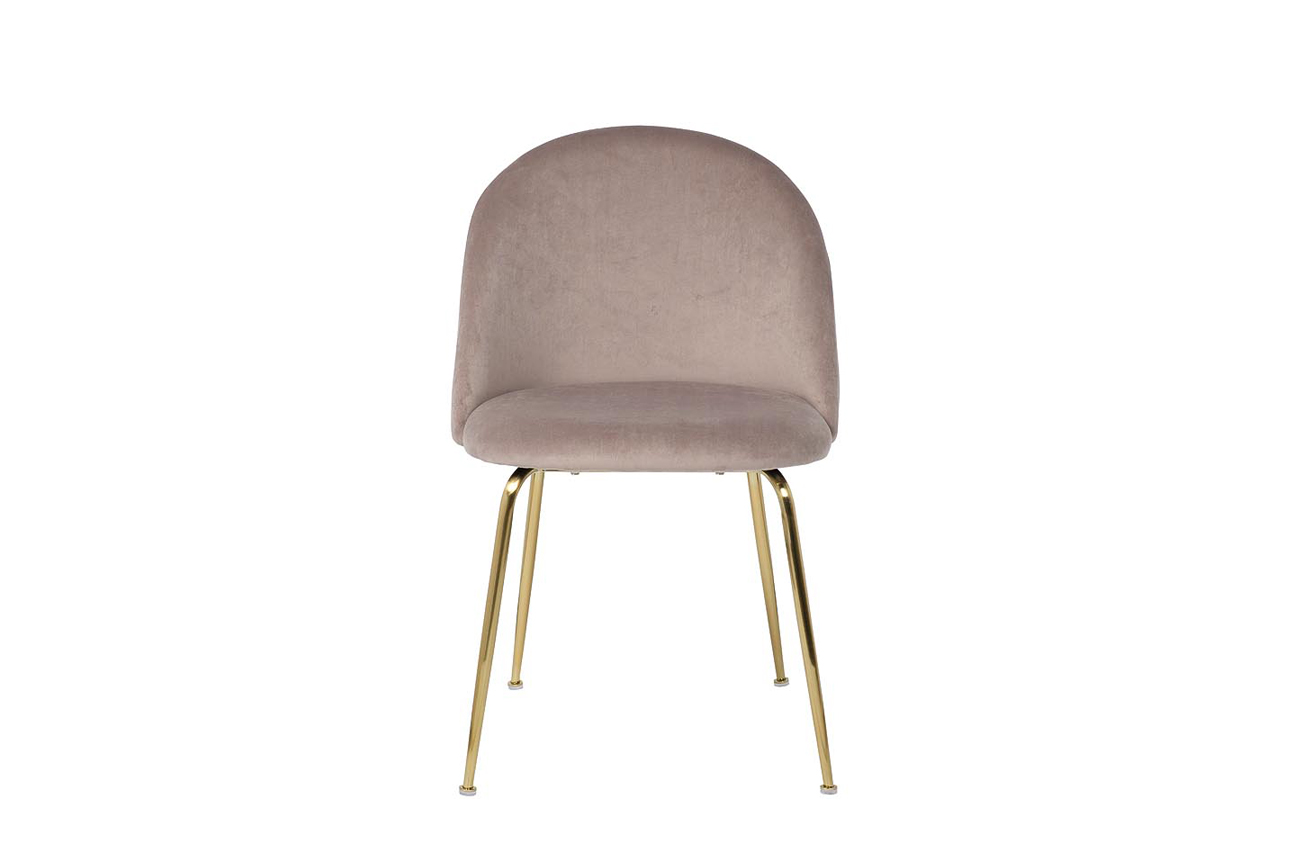 30C-301-1G BG Стул велюр бежевый, мет.ножки 50*53*77см Garda Decor 30C-301-1G BG 