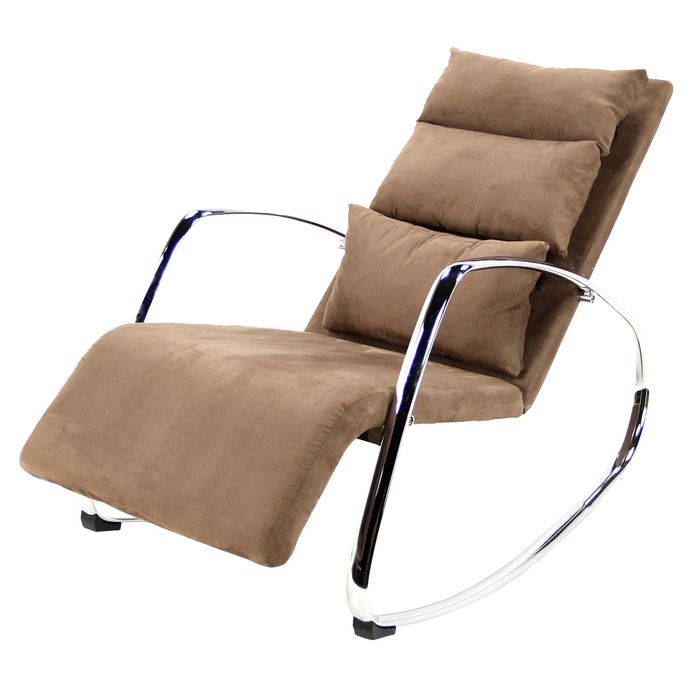 Кресло-качалка Колиос MK-5509-BR 125х62х80 см Коричневый MK-5509-BR Коричневый