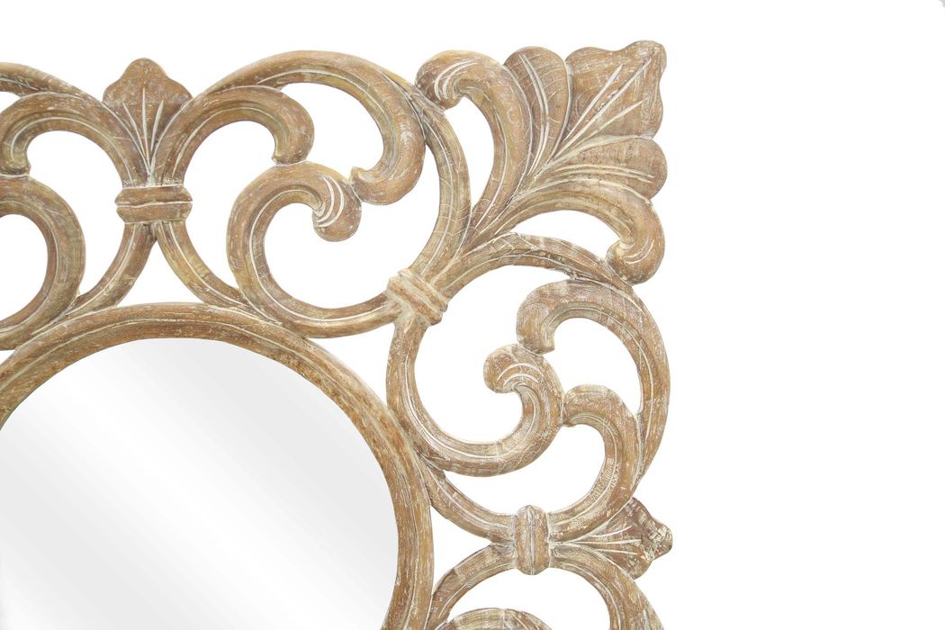 Зеркало Carved MK-3206-CE 100х4х100 см Античный бежевый MK-3206-CE Античный бежевый
