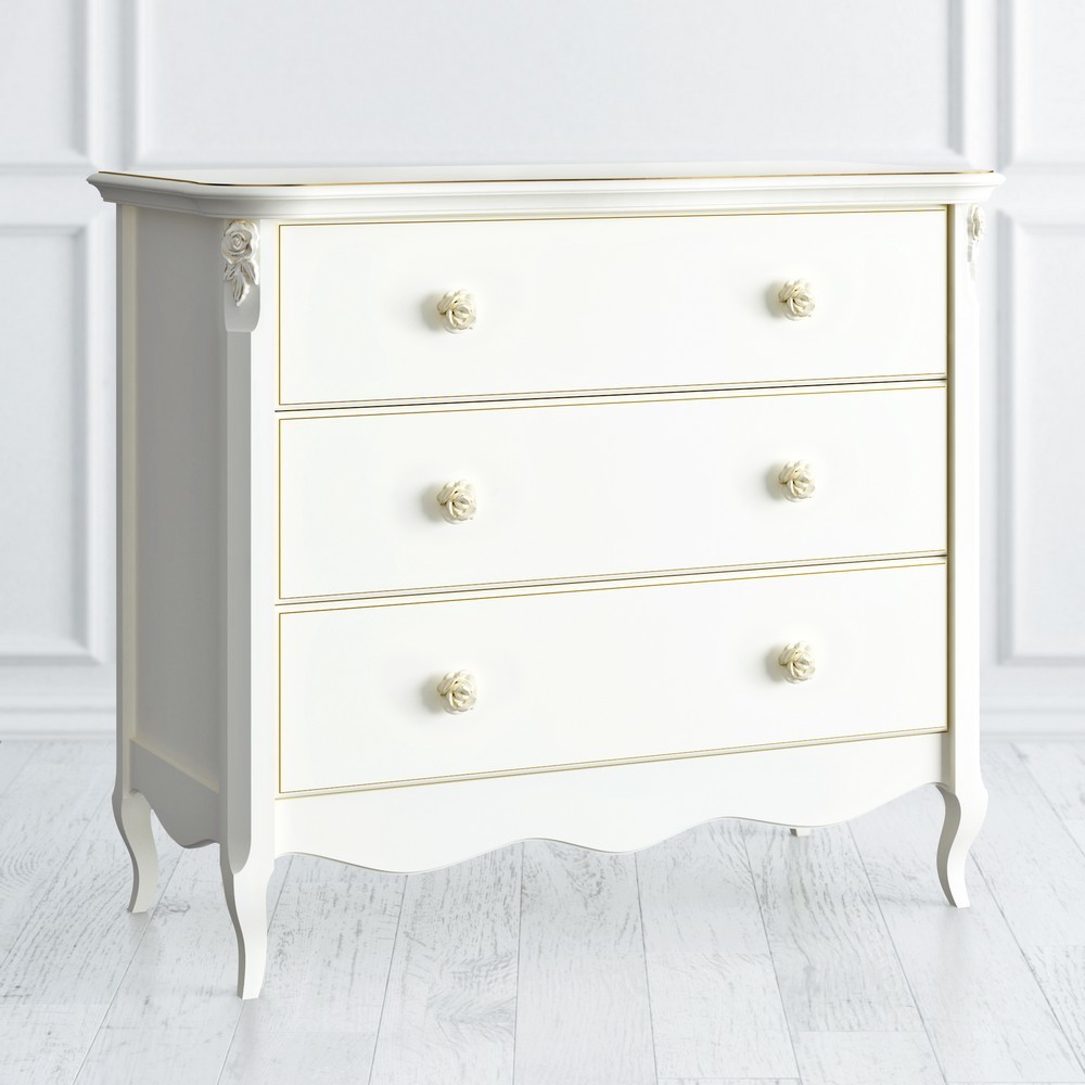 Комод Golden Rose Слоновая кость с золотой патиной G226-K02-G Kreind  G226-K02-G Слоновая кость с золотой патиной