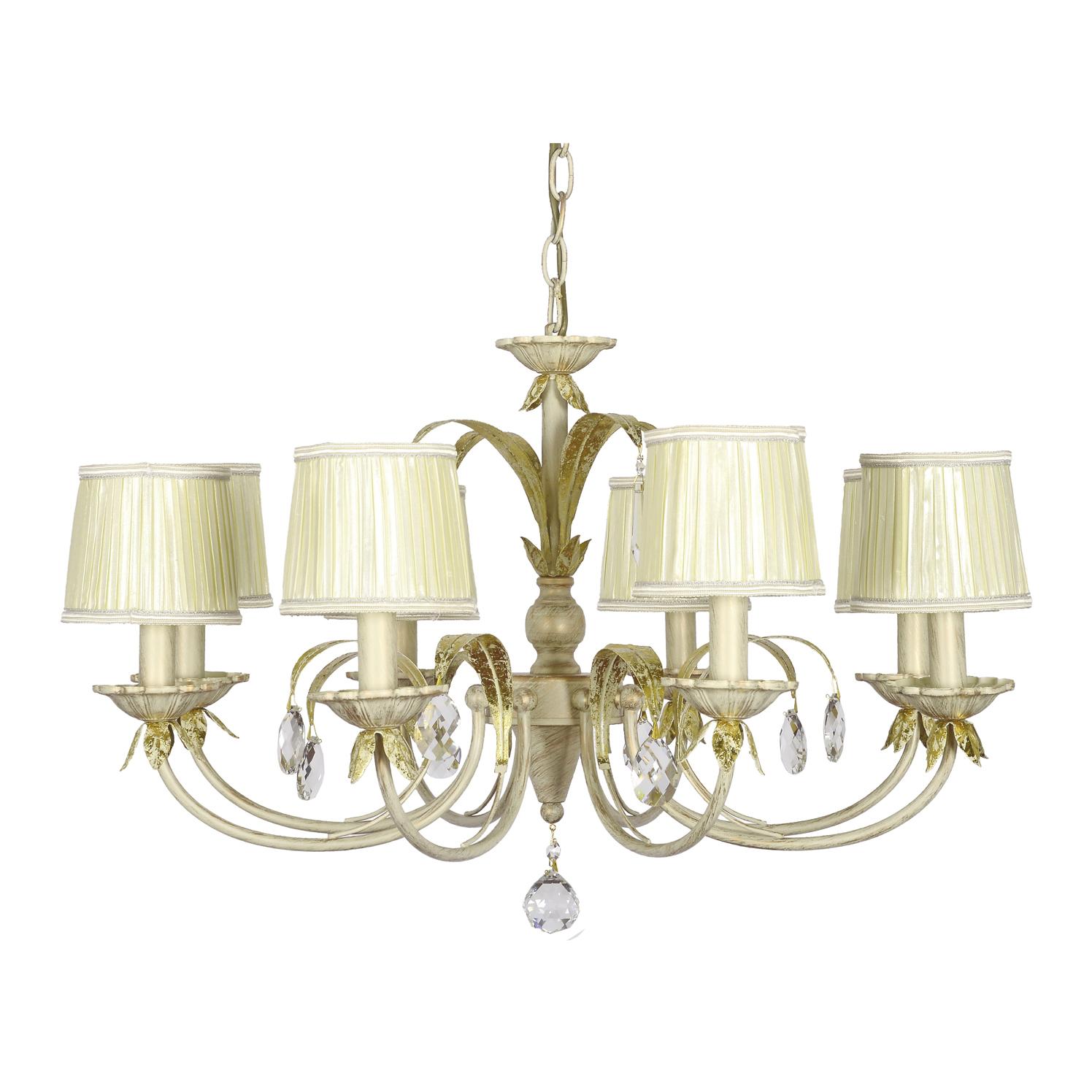 Подвесная люстра Arti Lampadari Galera E 1.1.8 CG Galera E 1.1.8 CG Кремовый