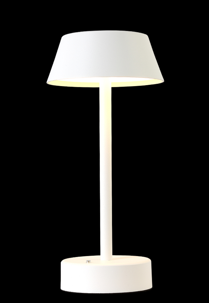 Аккумуляторная настольная лампа Crystal Lux SANTA LG1 WHITE SANTA LG1 WHITE Белый