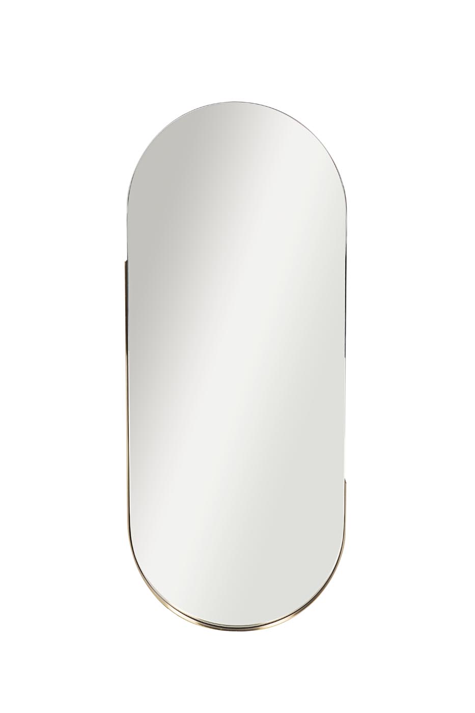 19-OA-6385 Зеркало овальное в мет. раме цвет золото 45*110*3,5см Garda Decor 19-OA-6385 
