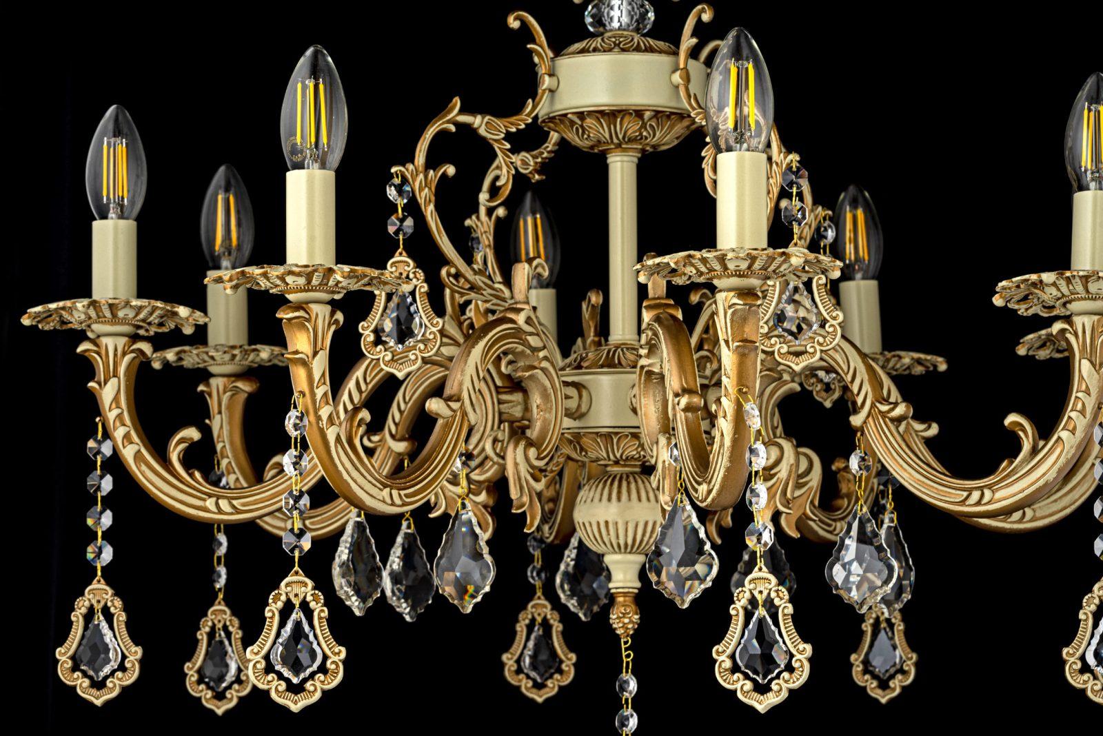 Подвесная люстра Arti Lampadari Falcone E 1.1.8.600 CG Falcone E 1.1.8.600 CG Кремовый