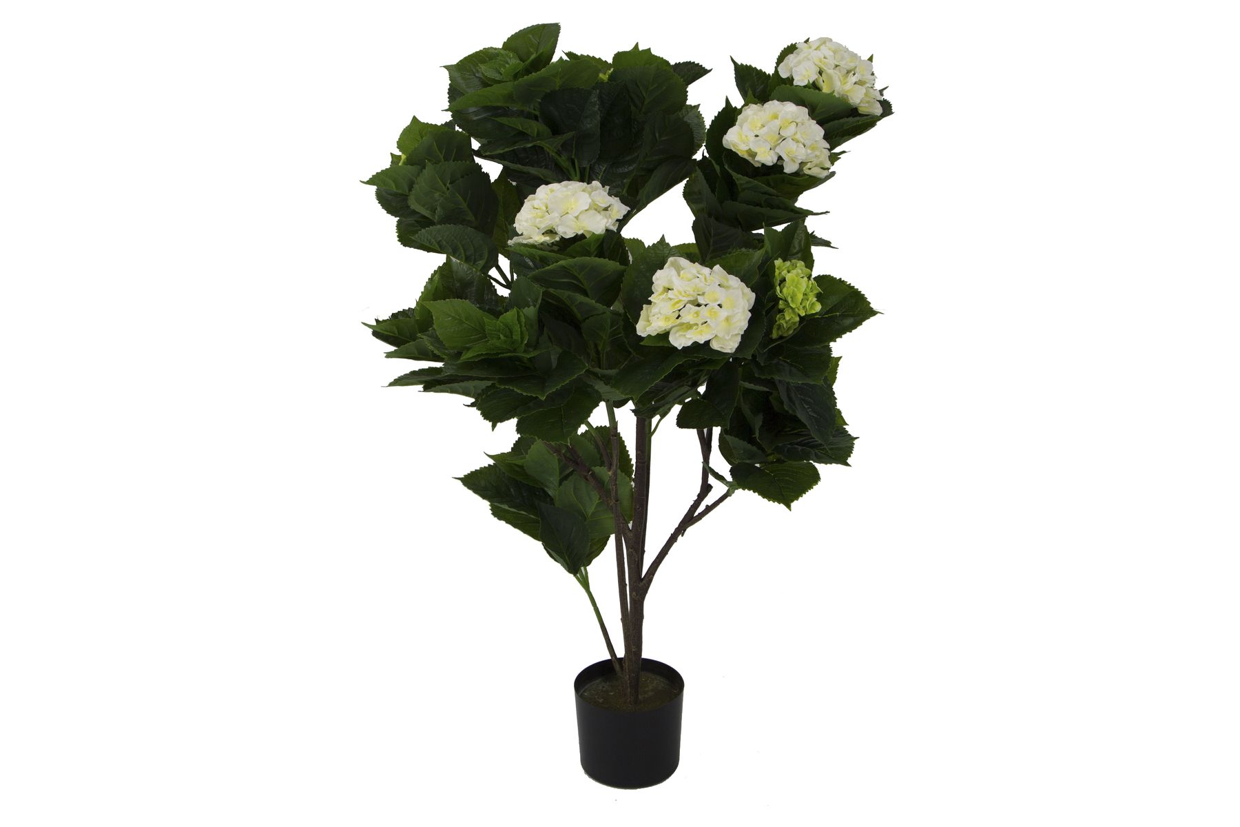 Искусственные растения Гортензия кремовая MK-7409-HW 0х0х70 см Темно-зеленый MK-7409-HW Темно-зеленый