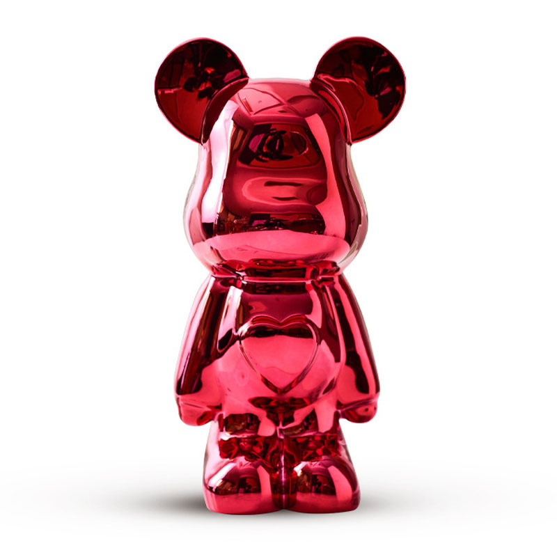 Статуэтка Lucky Bear (Bearbrick) IST-020, 28 см, красный глянцевый IST-020casa Красный