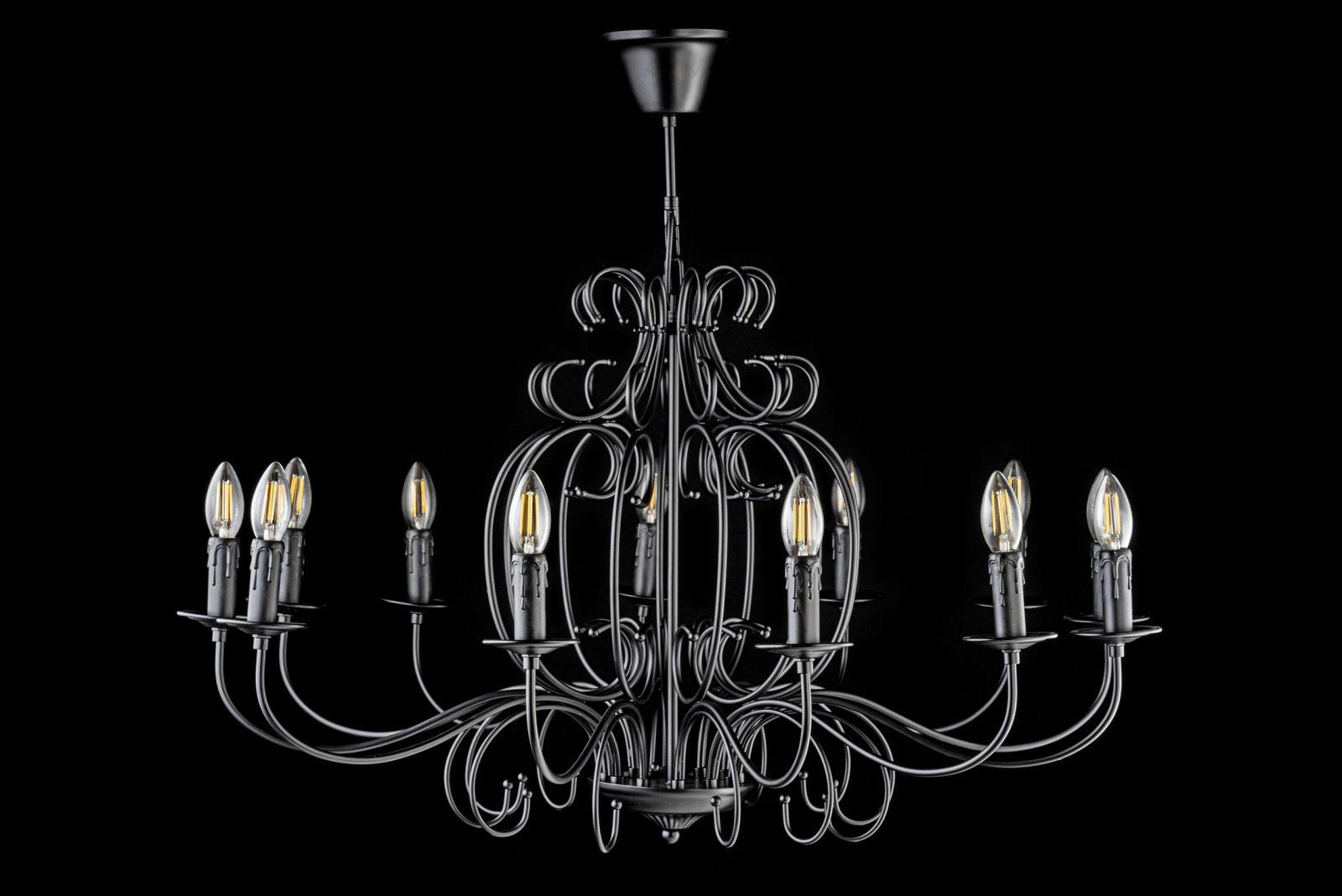 Подвесная люстра Arti Lampadari Amaro E 1.1.12 B Amaro E 1.1.12 B Черный