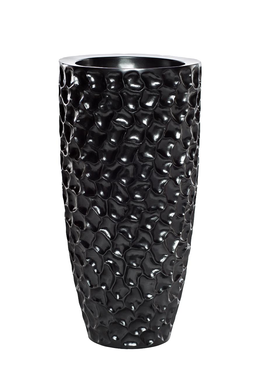 ZS-C785BL-27 Кашпо 33*33*69см цвет жемчужно-черный Garda Decor ZS-C785BL-27 