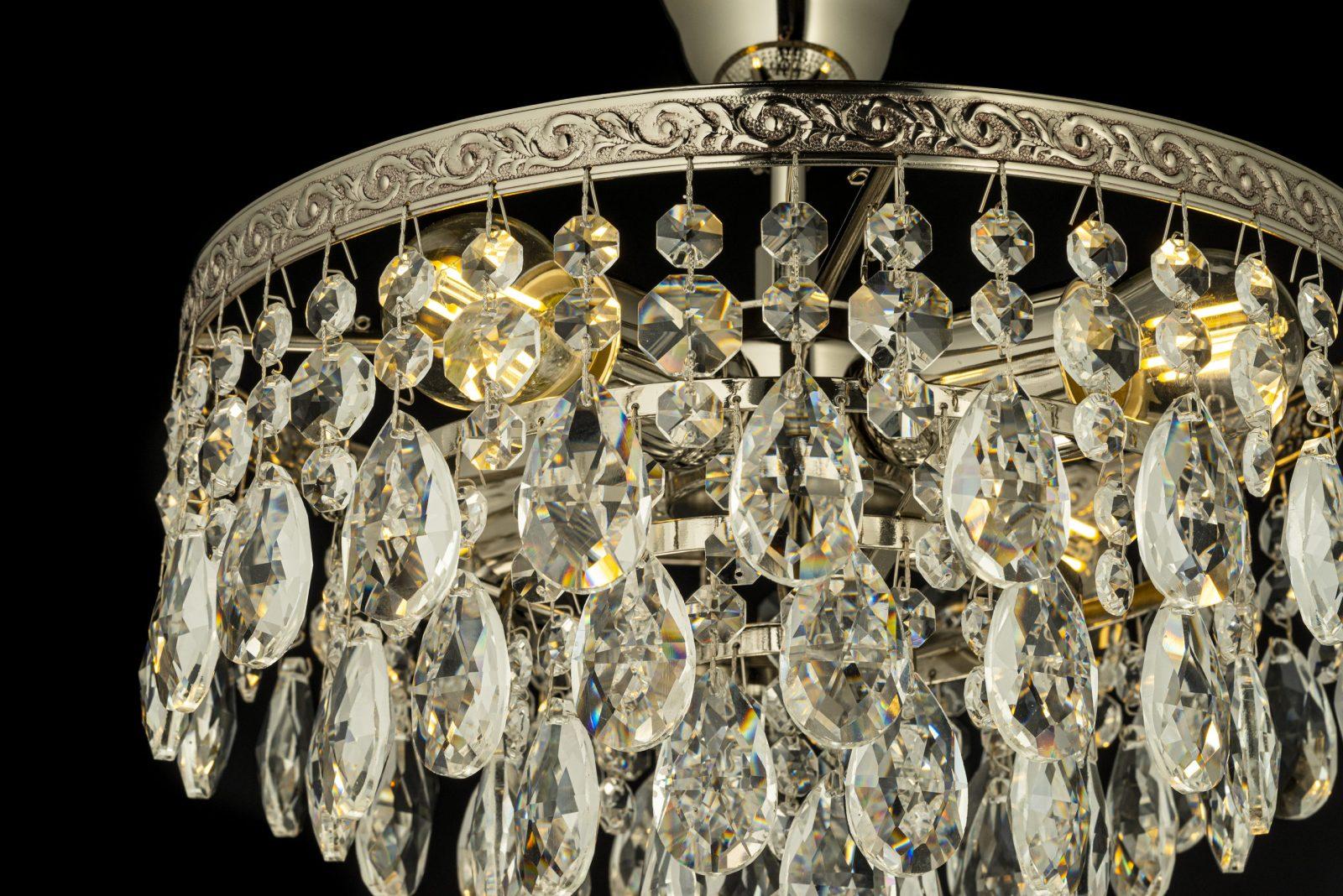 Потолочная люстра Arti Lampadari Castellana E 1.3.30.601 N Castellana E 1.3.30.601 N Матовый никель