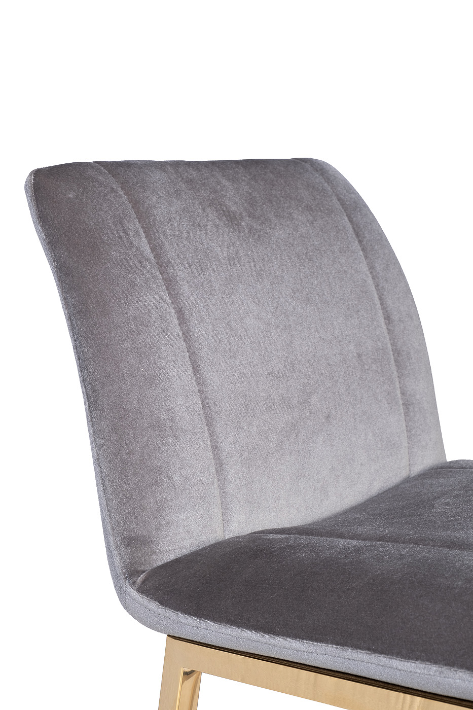 30C-DX-2091 GRE Стул барный велюр серый 42*53*88см Garda Decor 30C-DX-2091 GRE 