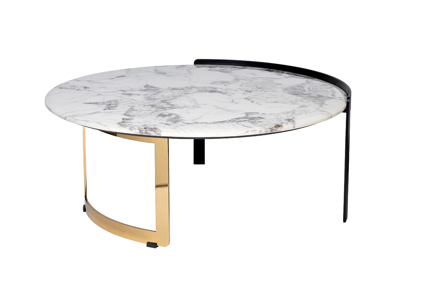 58DB-CT20016 Стол журнальный Cadiz d90*38см Garda Decor 58DB-CT20016 