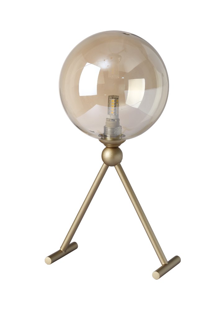 Настольная лампа Crystal Lux FRANCISCA LG1 GOLD/COGNAC FRANCISCA LG1 GOLD/COGNAC Коньячный