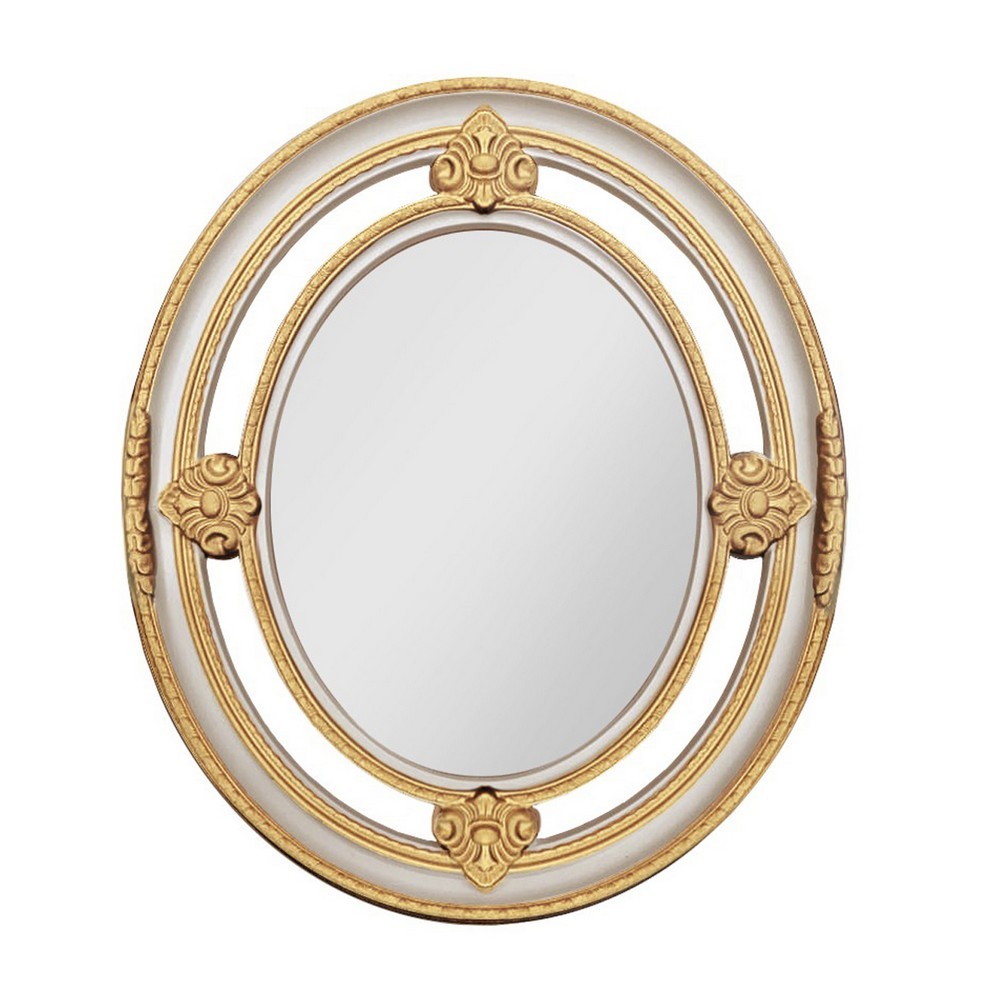 Зеркало Romantic Gold Слоновая кость с золотой патиной MR008-K02-G Kreind  MR008-K02-G Слоновая кость с золотой патиной